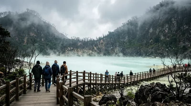 Pemandangan Bandung dalam rute solo trip lintas Jawa