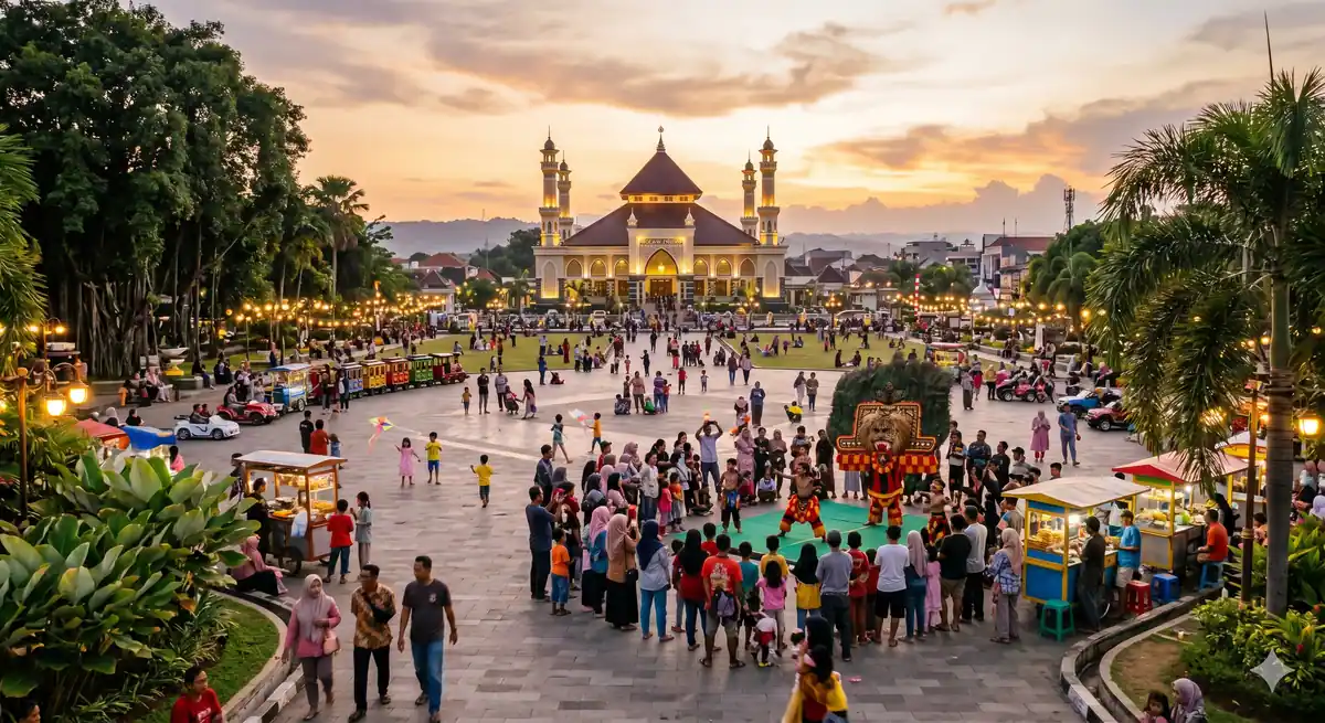 Aktivitas Seru di Alun Alun Ponorogo