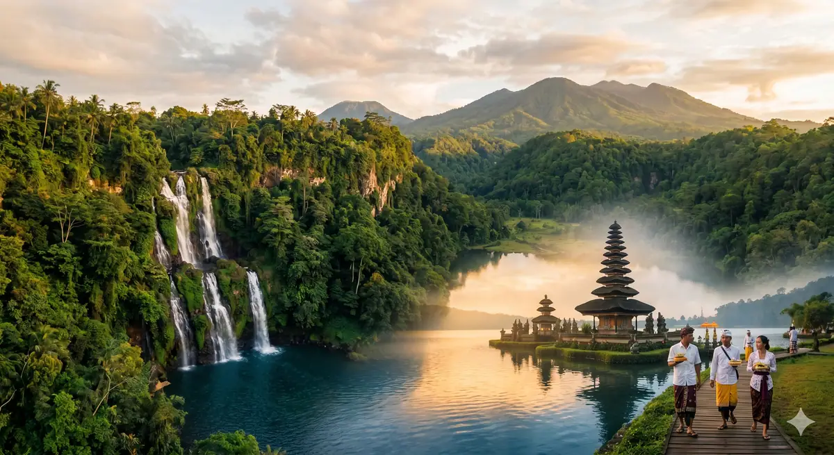 Hari 4: Air Terjun, Danau, dan Bali Utara