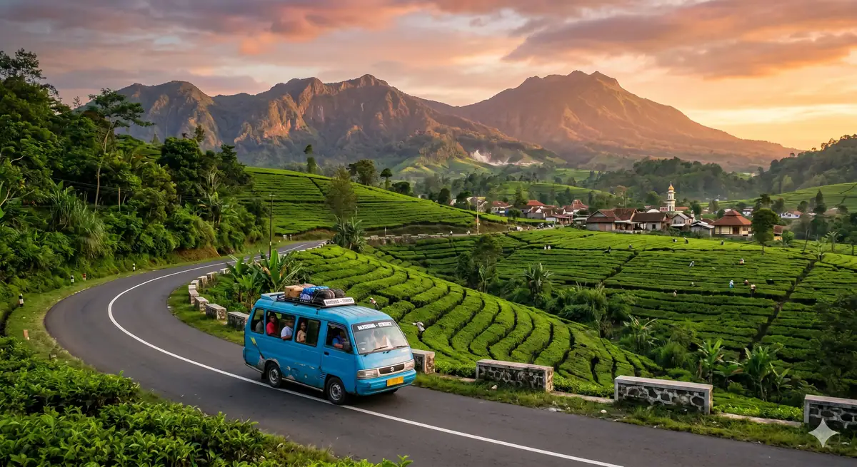 Agenda pusat kota pada hari terakhir itinerary Bandung
