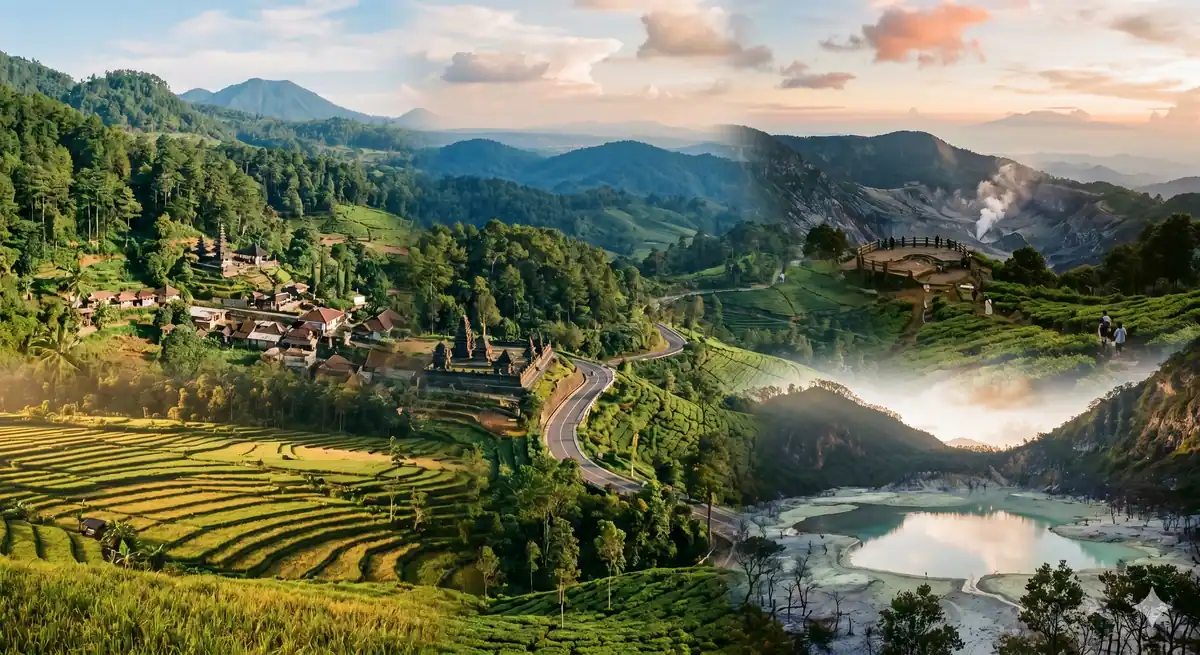 Rute Ciwidey dalam itinerary Bandung empat hari