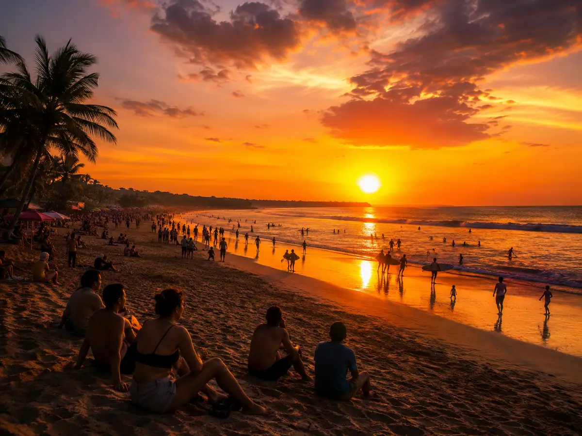 Sunset Legendaris di Pantai Kuta