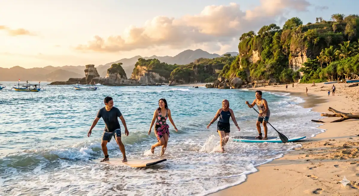 Aktivitas Seru di Pantai Pacitan
