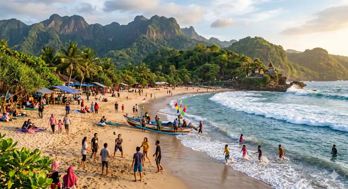 Aktivitas Seru di Pantai Tambak Rejo Blitar