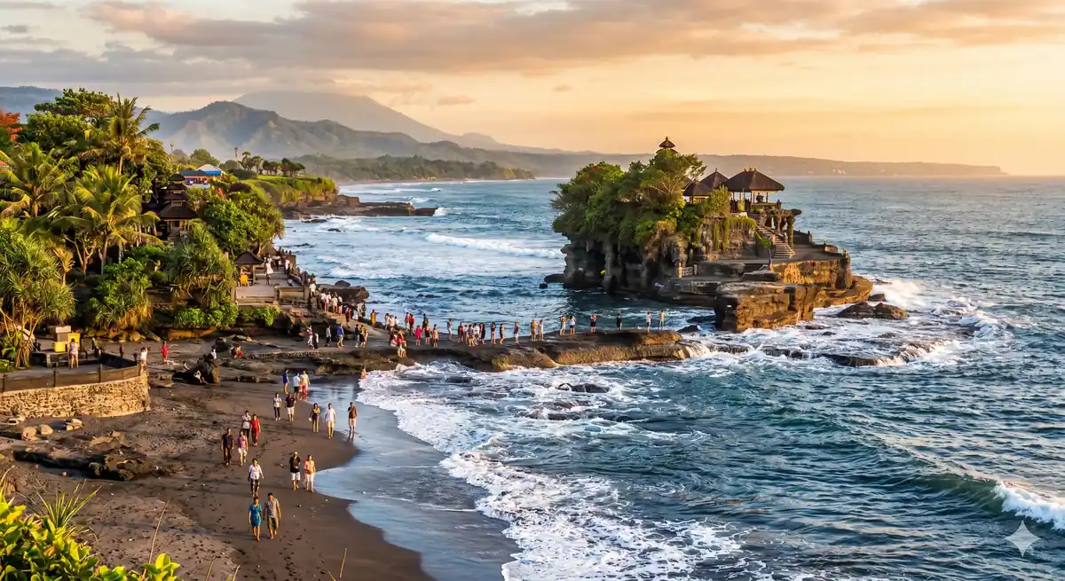 Lokasi dan Cara Menuju Pura Tanah Lot