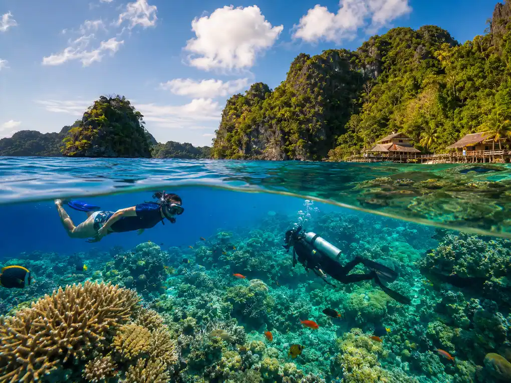Gugusan karst hijau Raja Ampat