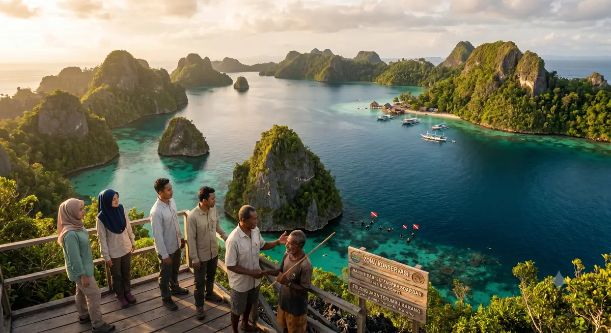 Konservasi dan Etika Wisata di Raja Ampat