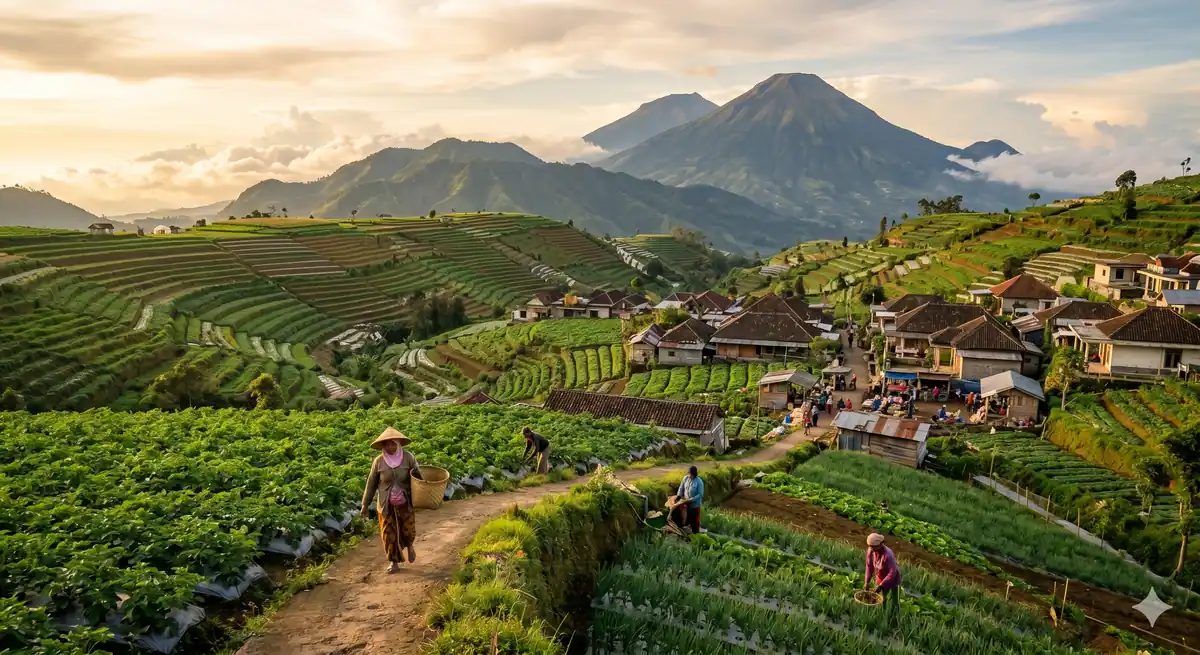 Pertanian dan Kehidupan Desa di Dataran Tinggi Dieng