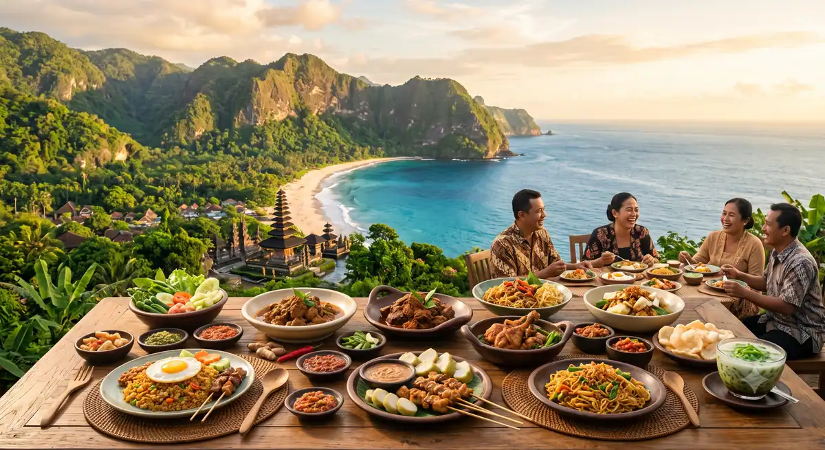 Aneka hidangan khas nusantara tersaji dalam wisata kuliner Indonesia