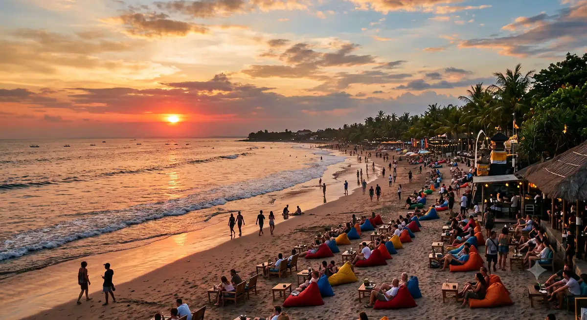 Itinerary Bali 3 hari 2 malam dengan sunset pantai Seminyak sebagai penutup hari pertama
